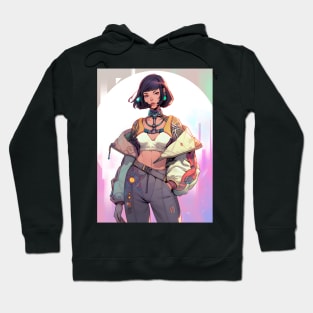 Cybernetic Journeys: Ghost in the Shell Aesthetics, Techno-Thriller Manga, and Mind-Bending Cyber Warfare Art Hoodie